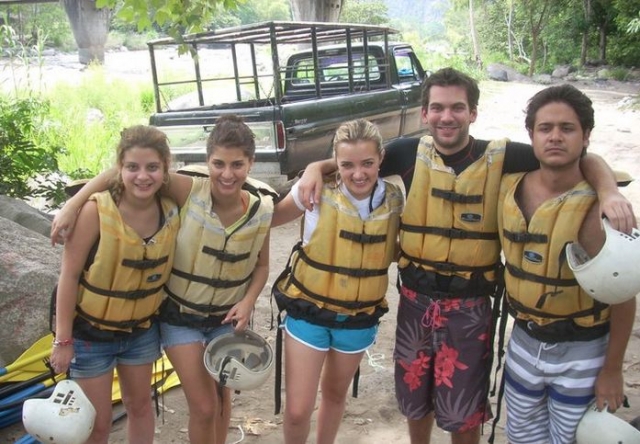 Equipo de rafting
